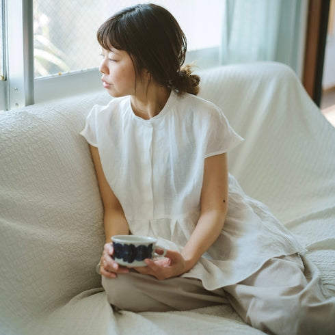 晴れた日のリネンblouse