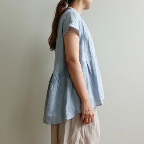 晴れた日のリネンblouse
